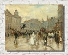 Jean-François Raffaëlli Print, Princess Street, Edinburgh