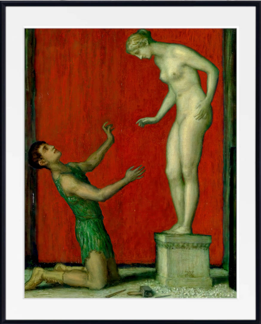 Franz Stuck Print, Pygmalion (1926)