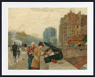 Frederick Childe Hassam Print : Quai St. Michel (1888)