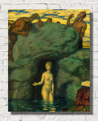 Franz Stuck Print, Spring Nymph Overheard by Fauns (1911)