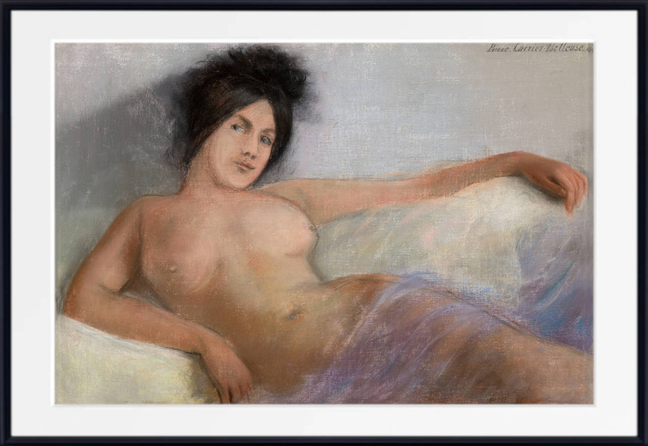 Pierre Carrier-Belleuse Print, Reclining Model (1899)