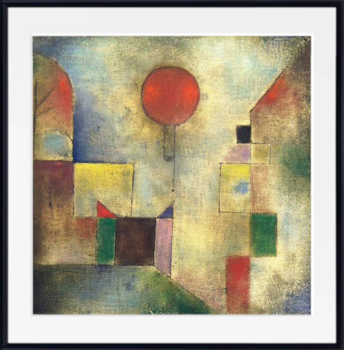 Paul Klee Fine Art Print, Red Balloon