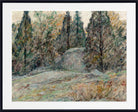 Red Cedars and Rocks by Robert Reid