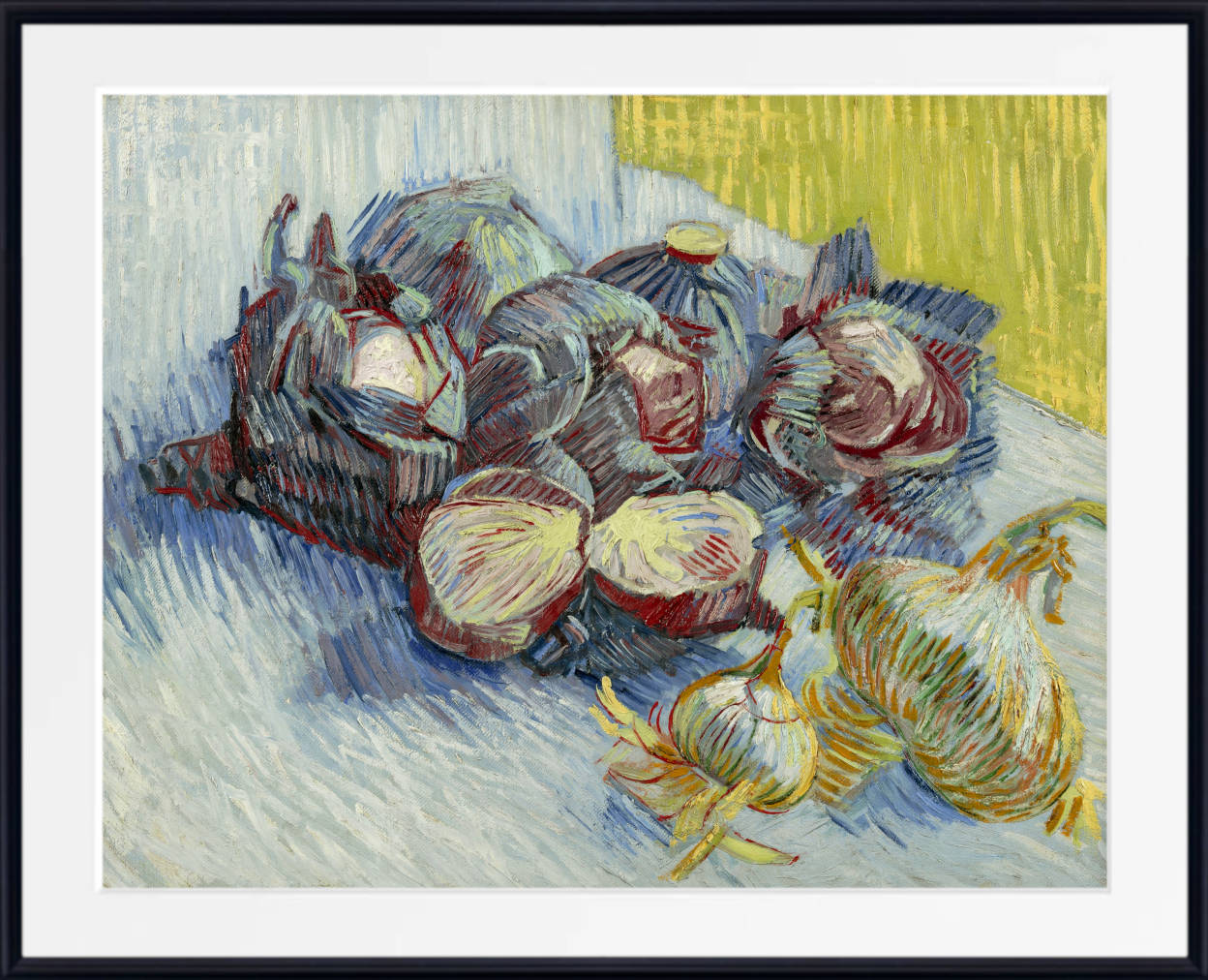 Red cabbages and onions, Vincent Van Gogh Fine Art Print