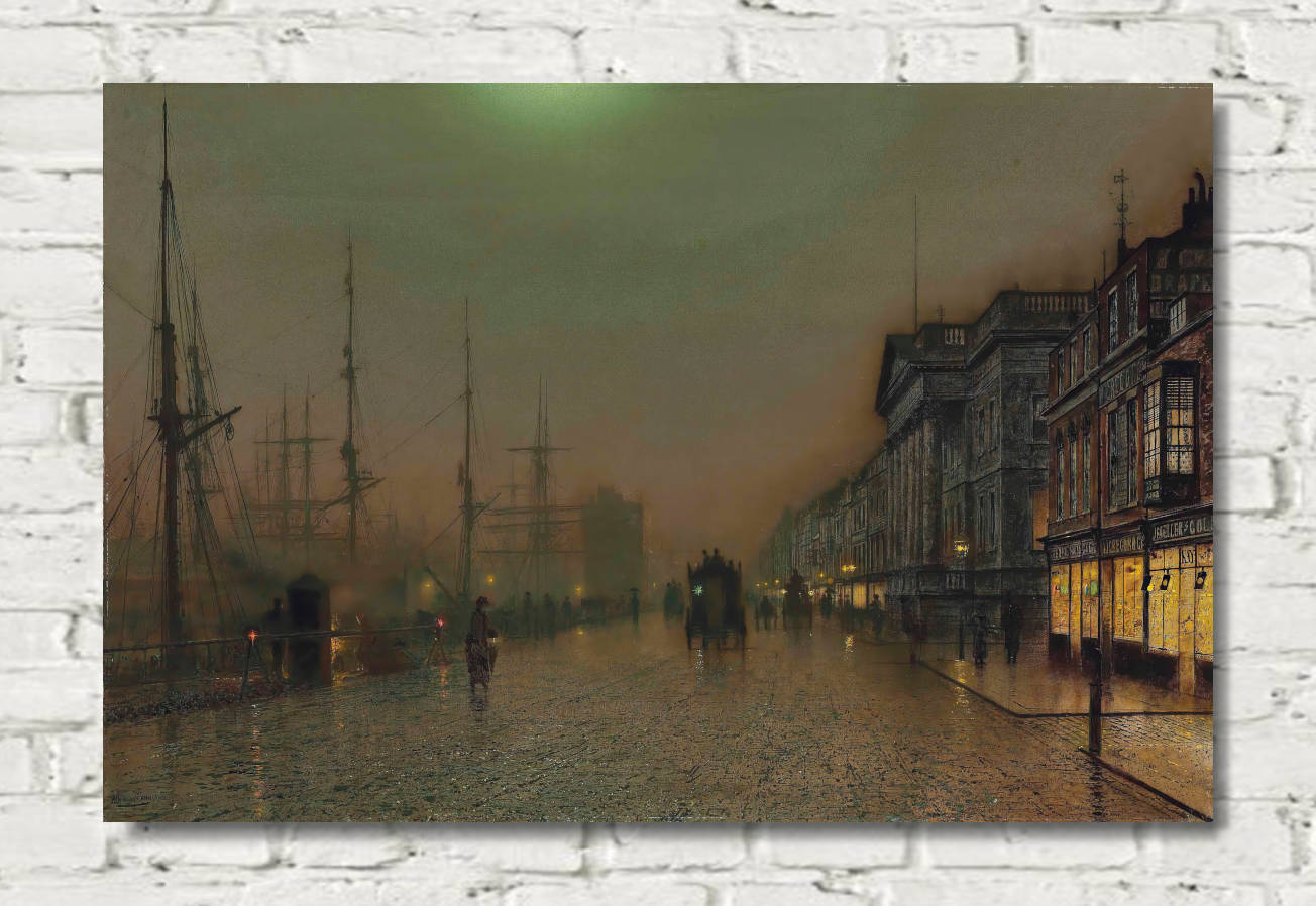 John Atkinson Grimshaw Print: Reekie, Glasgow