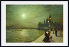 John Atkinson Grimshaw Fine Art Print: Reflections on the Thames, Westminster