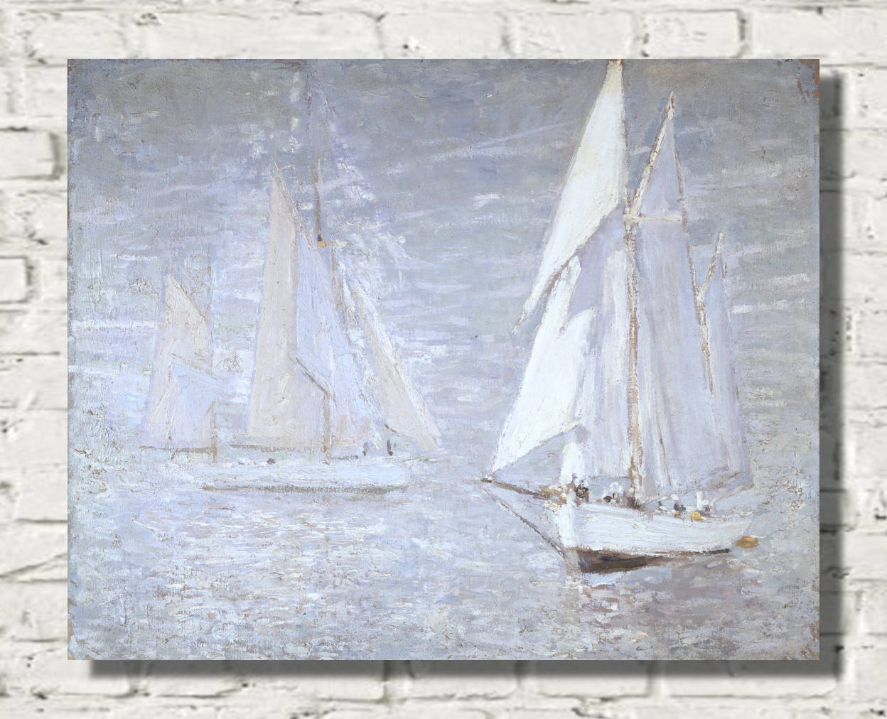 Paul-César Helleu Print, Regattas in Cowes