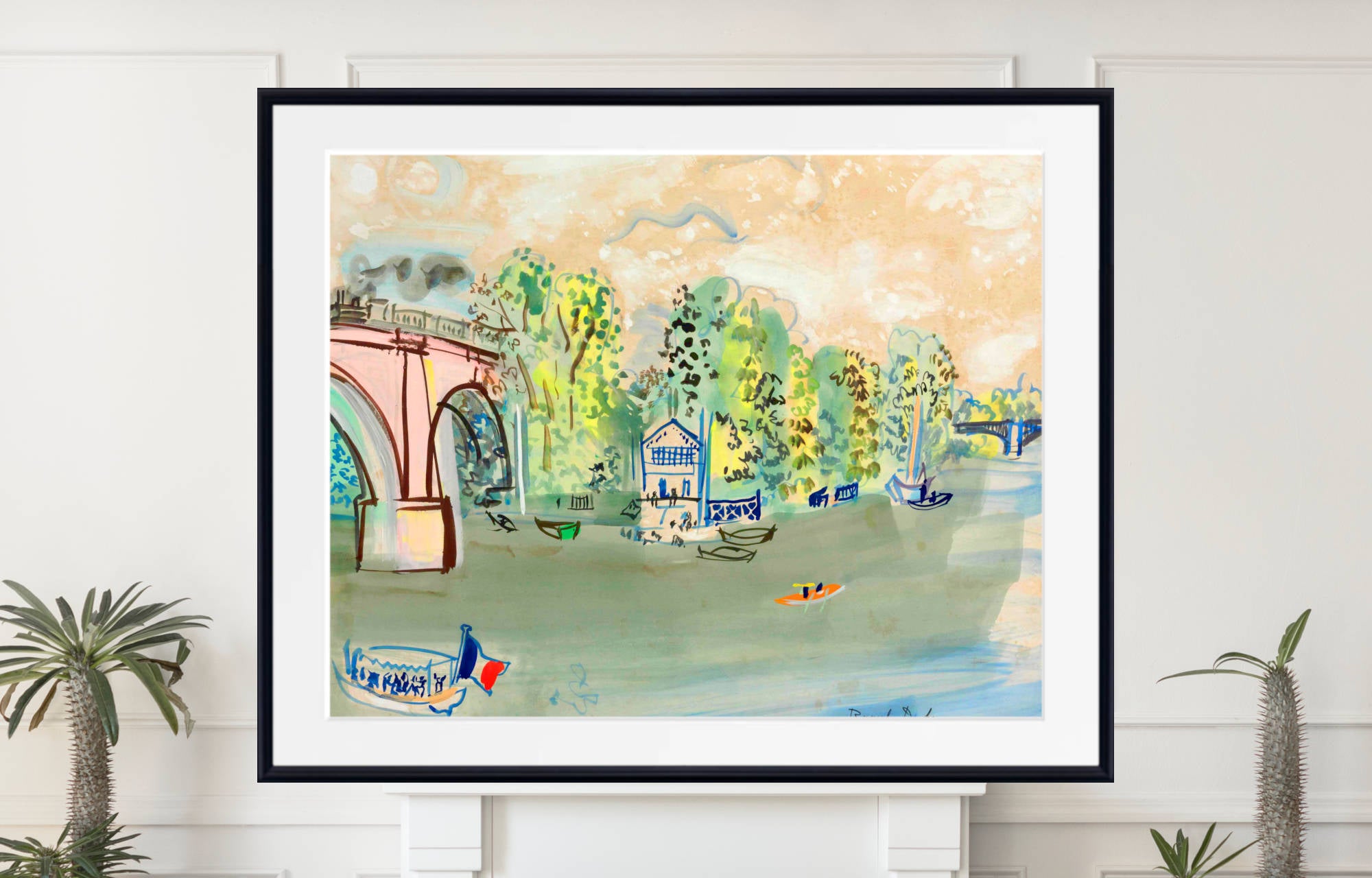 Regattas in Nogent-Le Perreux (1939) by Raoul Dufy