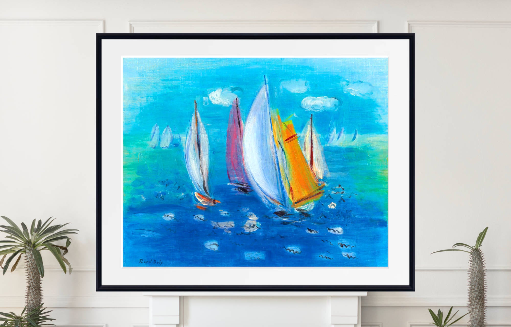 Six-Meter Regattas by Raoul Dufy