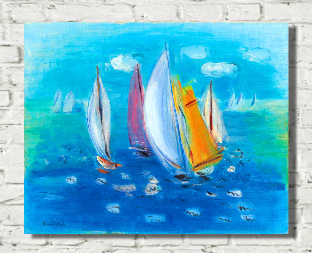 Six-Meter Regattas by Raoul Dufy