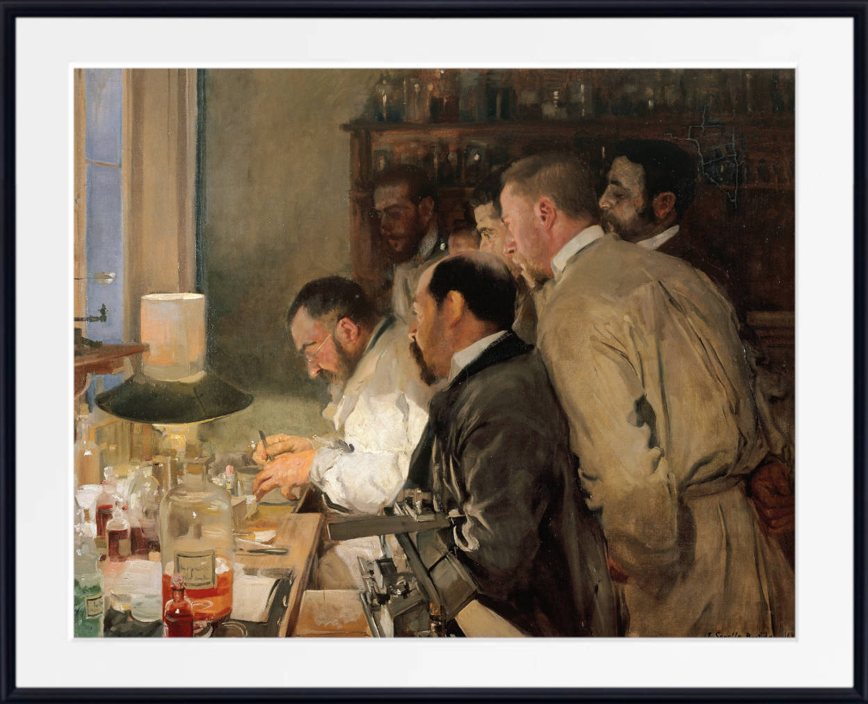 Joaquín Sorolla Print, Research Laboratory, Medical Science