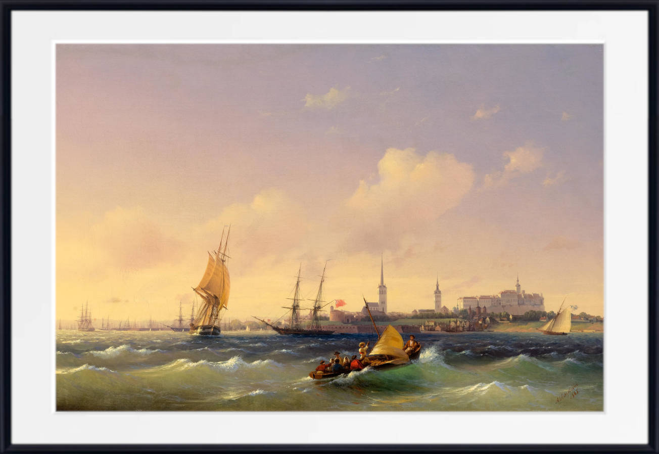 Ivan Aivazovsky Fine Art Print, American Shipping, Rock of