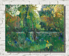 Joaquin Mir Trinxet Print, Riverbank In The Forest (1918)