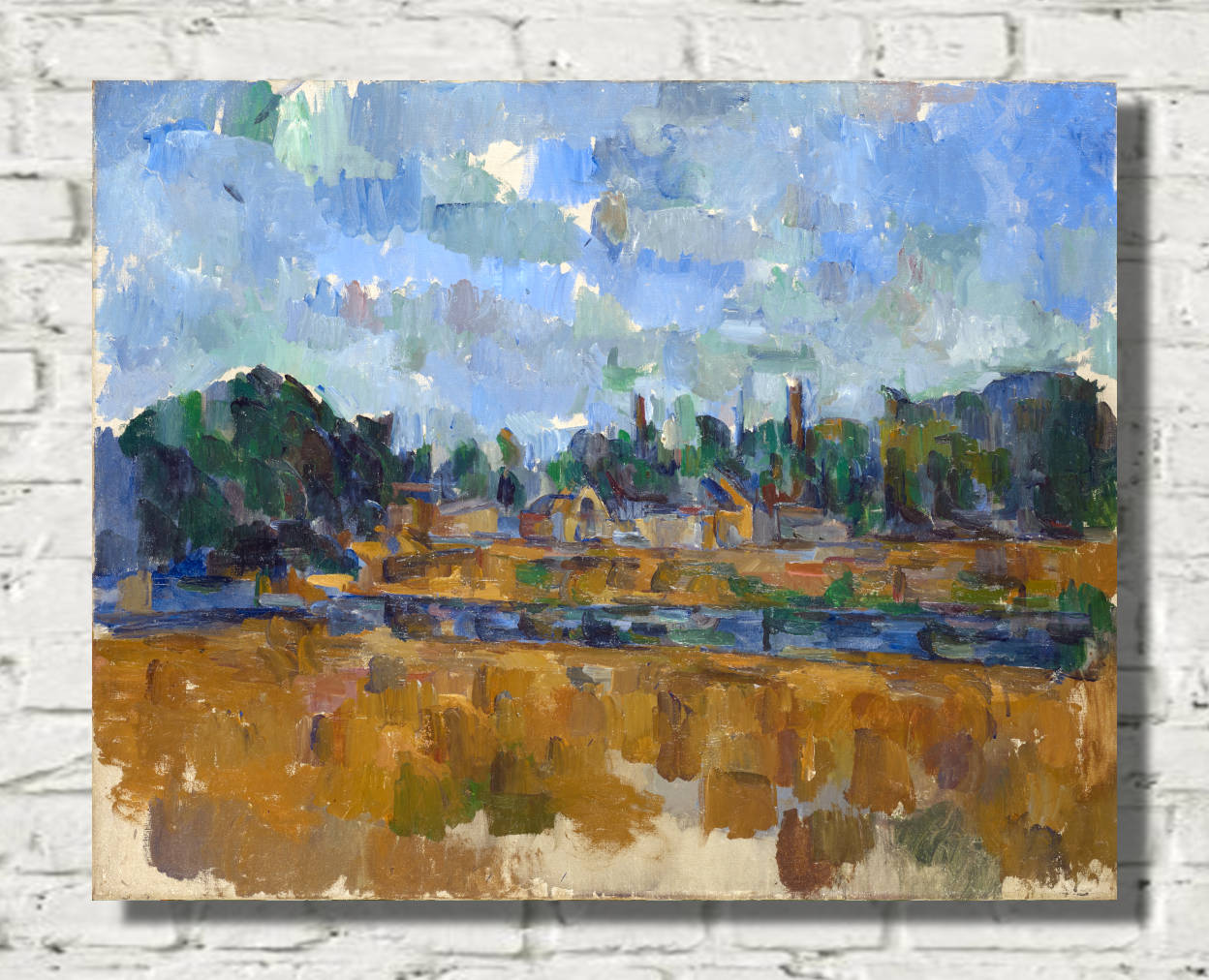 Paul Cézanne Print, Riverside (1904)