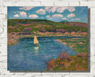 Henry Moret Print, Pont Aven River, Finistère (1899)