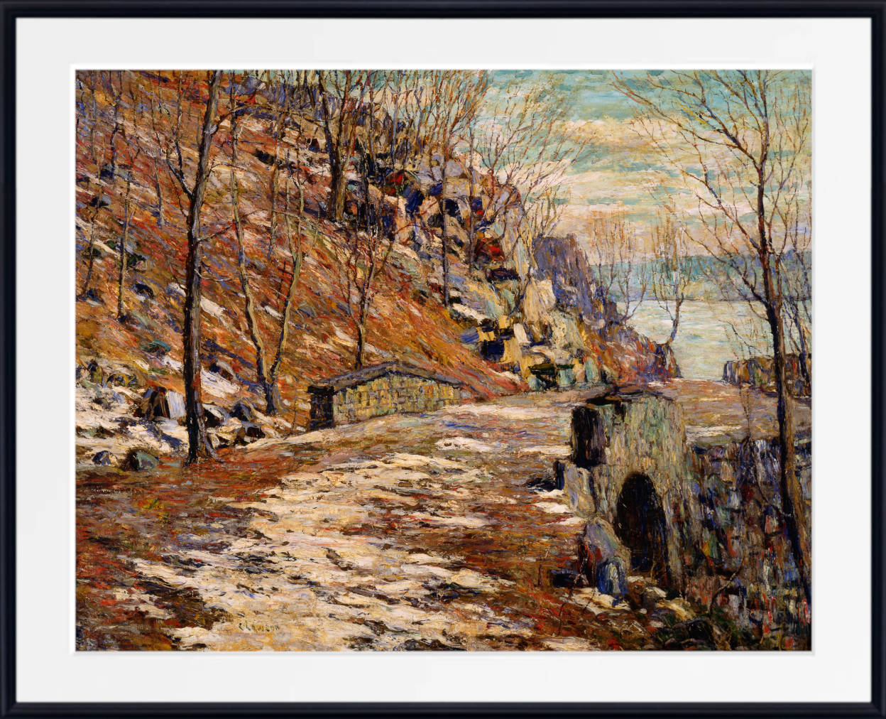 Road Down the Palisades, Ernest Lawson Fine Art Print