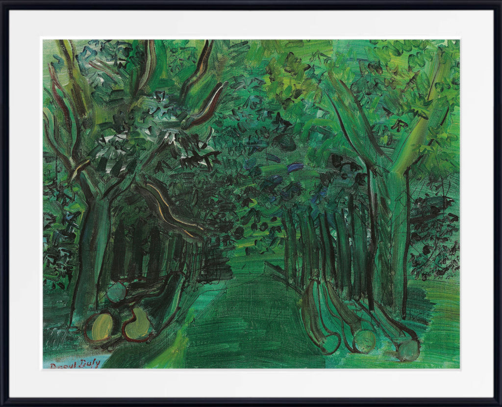 Road in the forest (circa 1930) by Raoul Dufy
