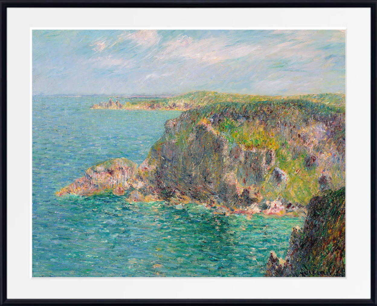 Gustave Loiseau Print, Teignouse Rock, Cap Fréhel (1906)