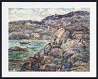 Ernest Lawson Print, Rocky Coast, Nova Scotia (1919)