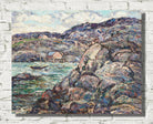 Ernest Lawson Print, Rocky Coast, Nova Scotia (1919)