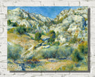 Renoir Print, Rocky Crags at L’Estaque (1882)