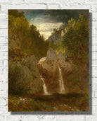 John Frederick Kensett Print, Rocky Pool, Bash-Bish Falls (1865)