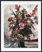 Lovis Corinth Print, Pink Roses (1917)