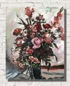 Lovis Corinth Print, Pink Roses (1917)