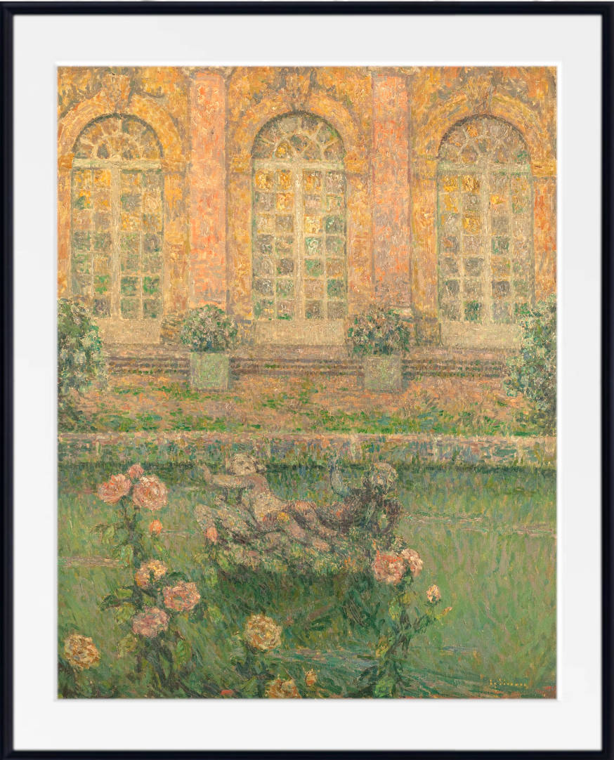 Henri Le Sidaner Print, Roses of Trianon (1917)