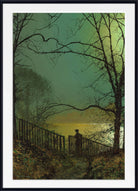 John Atkinson Grimshaw Print: Roundhay Park Lake