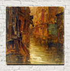 Germain Bonneton Print, Rue de Bièvre, seen from Boulevard Saint-Germain (floods of 1910)