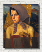 Boris Grigoriev Print, Russian Peasant Girl (1924)