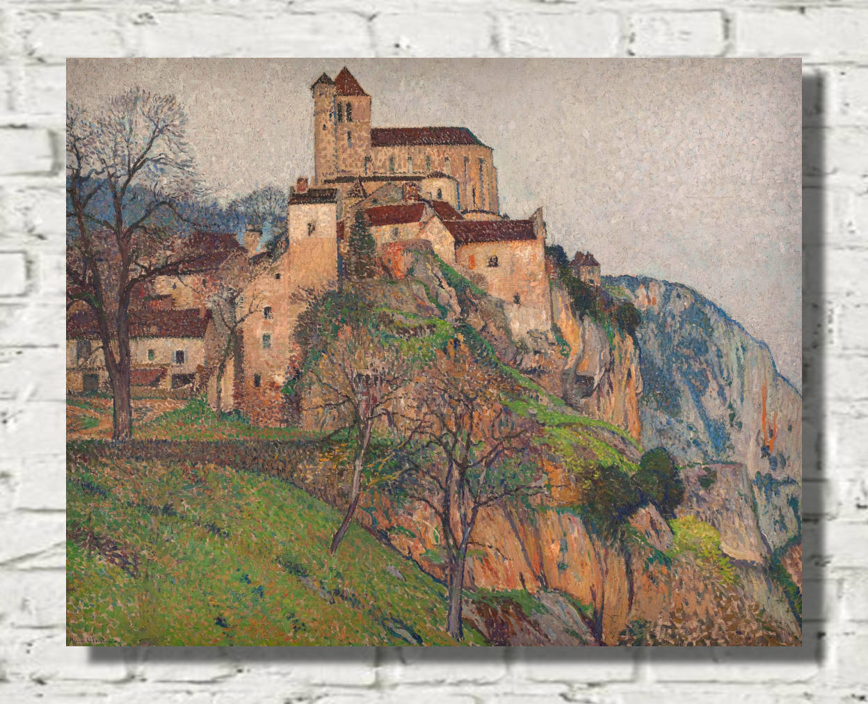 Henri Martin Print, Saint-Cirq Lapopie