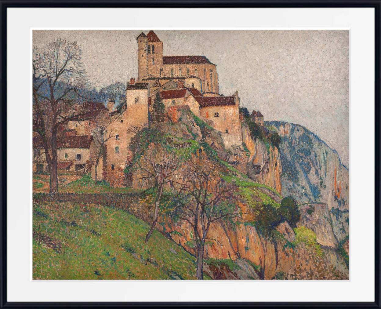 Henri Martin Print, Saint-Cirq Lapopie