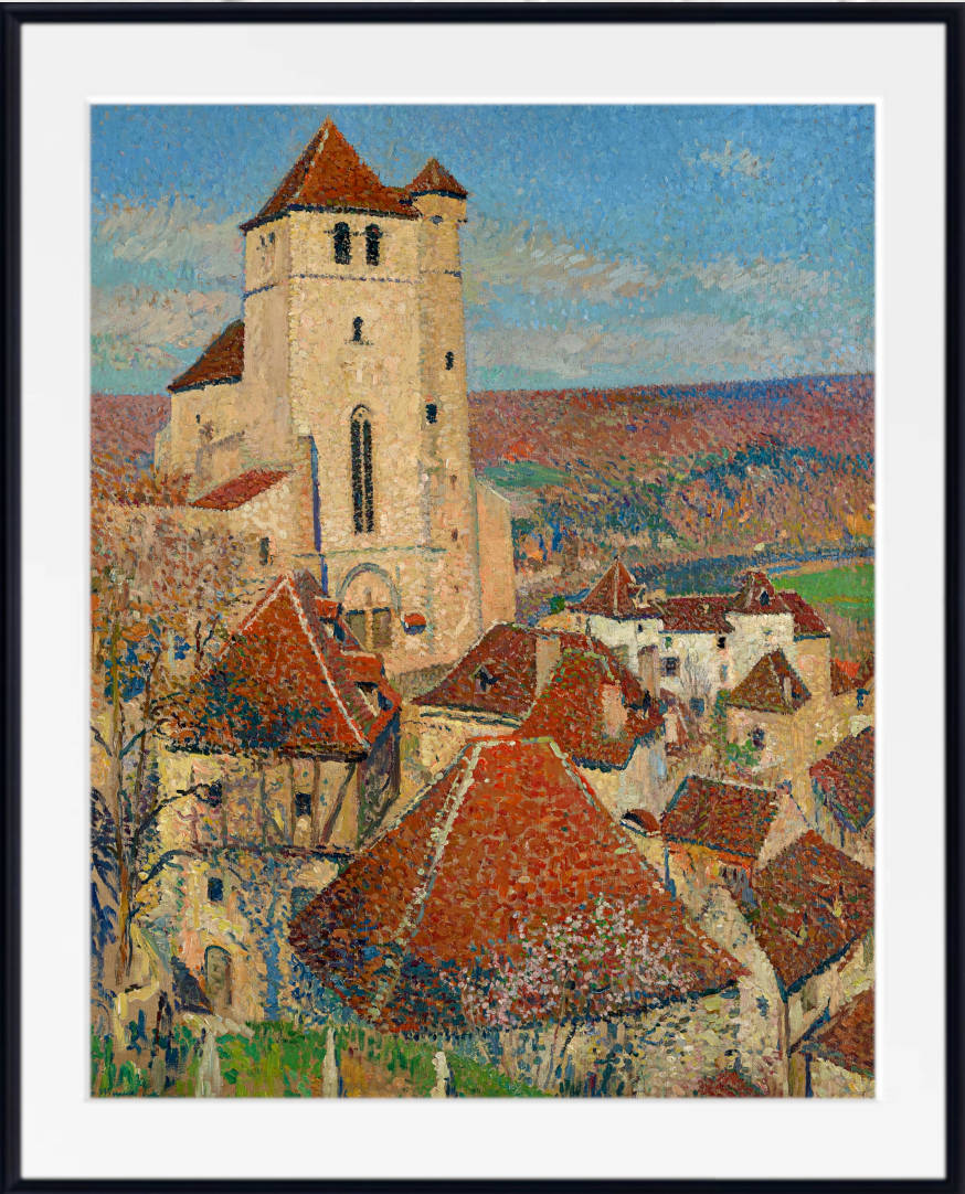 Henri Martin Print, Saint-Cirq Lapopie (1926)