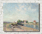 Alfred Sisley Print, Saint-Mammès, Loing Canal (1885)