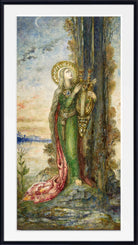 Gustave Moreau Fine Art Print, Saint Cecilia (ca. 1890)