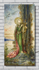 Gustave Moreau Fine Art Print, Saint Cecilia (ca. 1890)