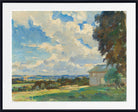 Wilfrid Gabriel de Glehn Print, Salisbury cathedral from a field above Wilton (1935)