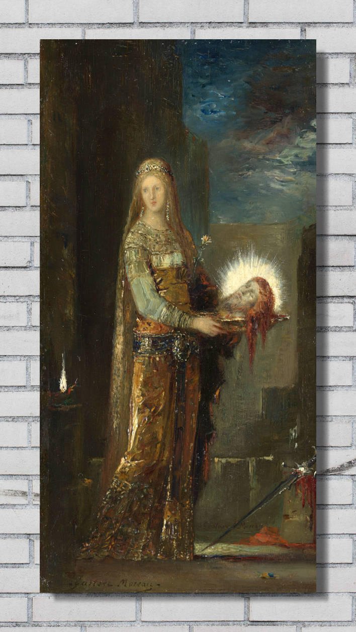 Gustave Moreau Print, Salome with the Head of John the Baptist (c 1876)