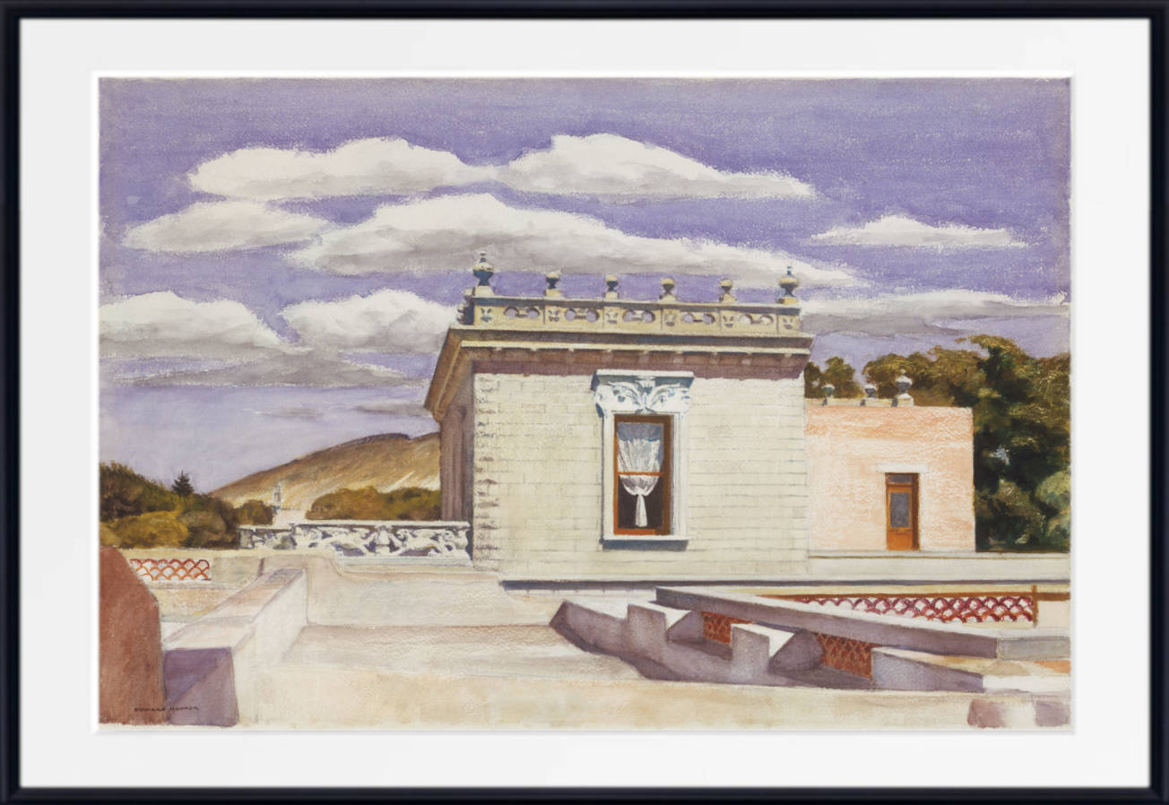 Edward Hopper Fine Art Print, Saltillo-Mansion