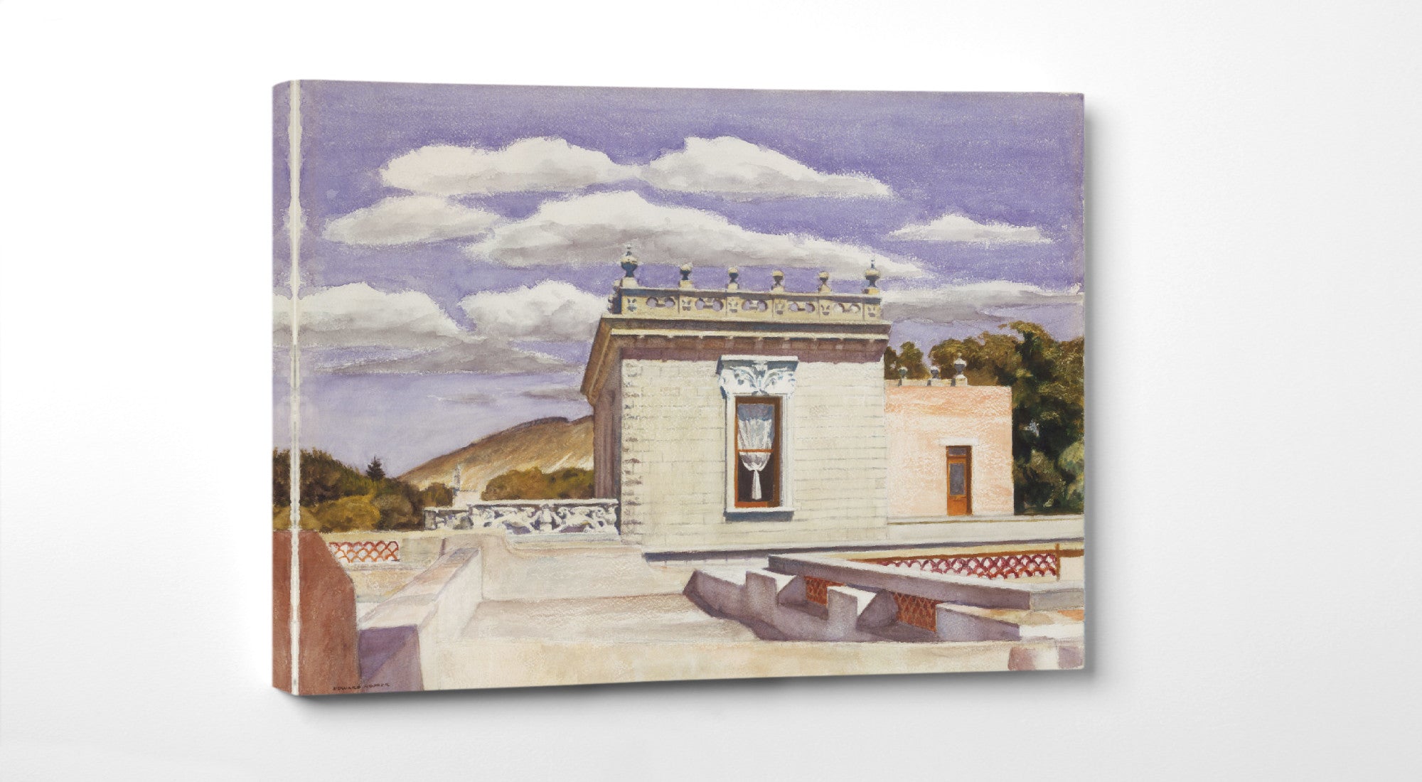 Edward Hopper Fine Art Print, Saltillo-Mansion