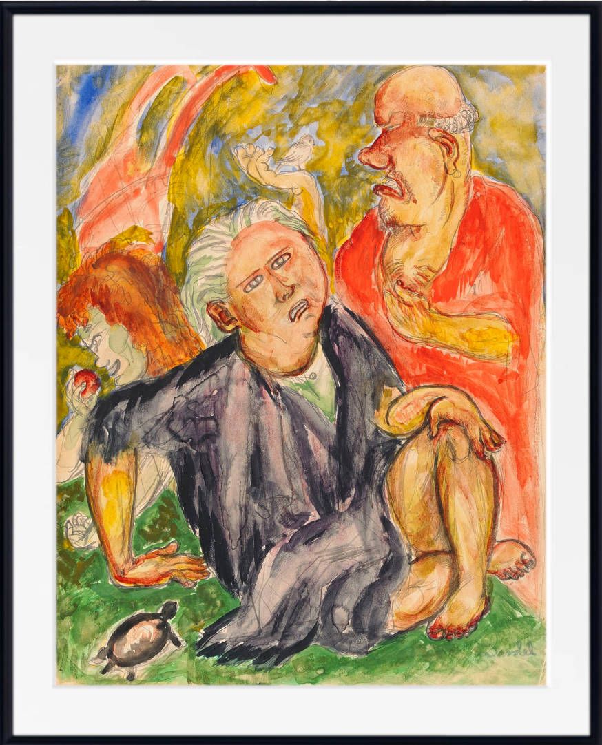 Nils Dardel Print : Samtal (Conversation)