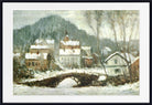 Claude Monet Fine Art Print, Sandvika Village in the Snow