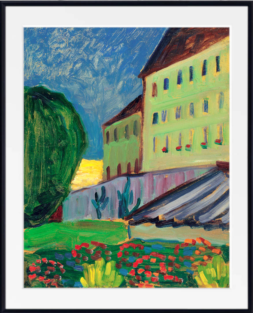 Gabriele Münter Print, Schools, Murnau (1908)