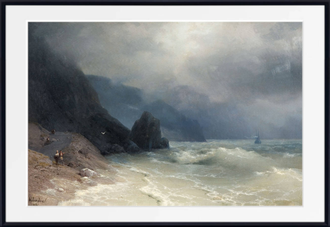 Ivan Aivazovsky Print, Sea ​​coast