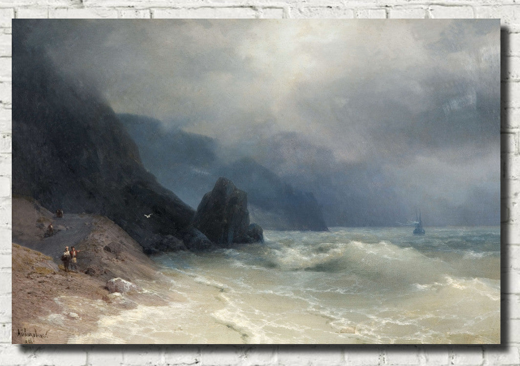 Ivan Aivazovsky Print, Sea ​​coast