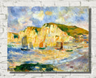 Renoir Print, Sea and Cliffs (ca. 1885)