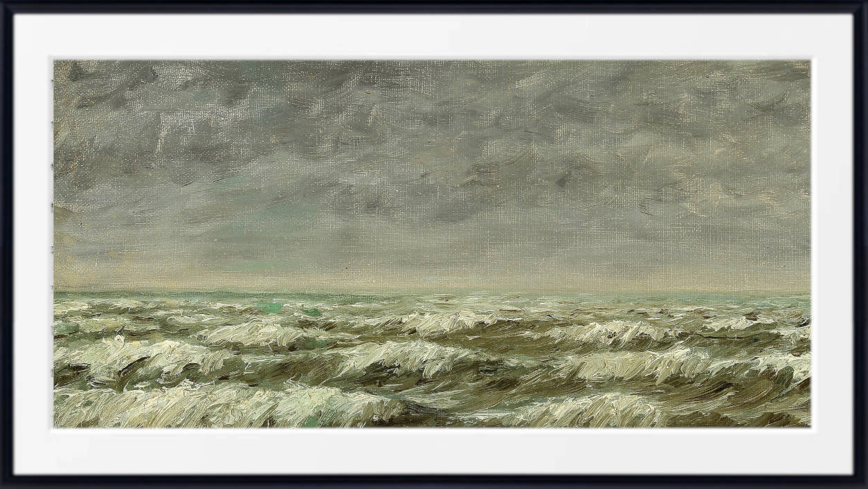 Michael Ancher Print, Seascape