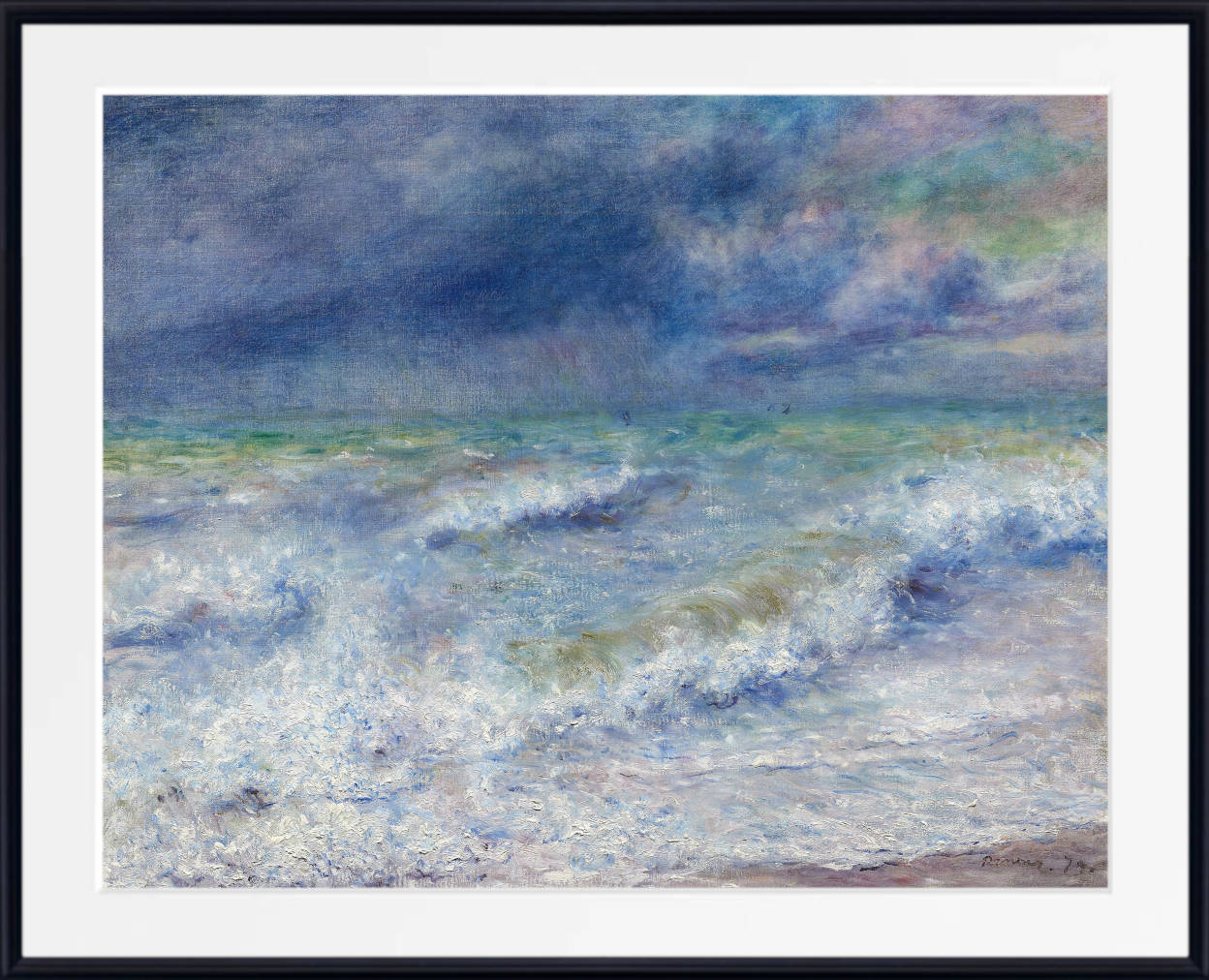 Renoir Print, Seascape (1879)